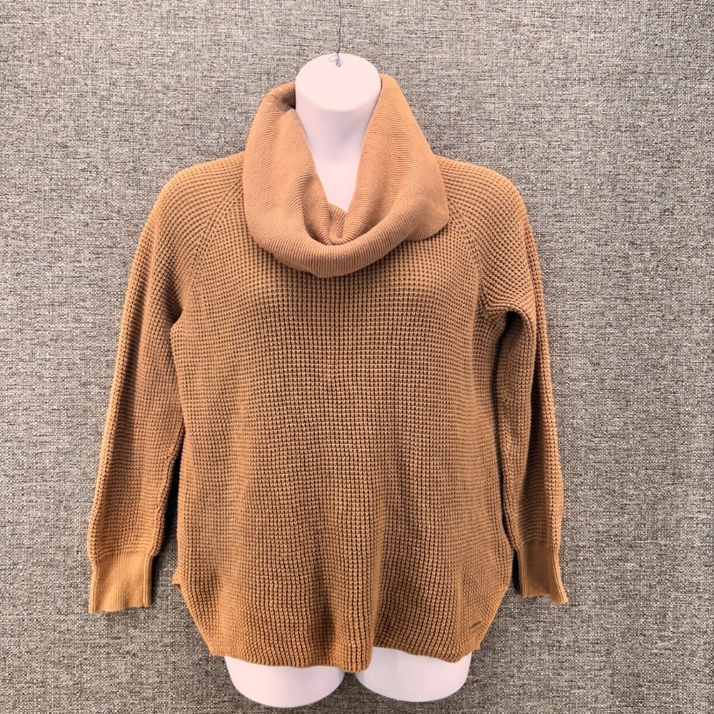 Michael‎ Kors Waffle Knit Thermal Sweater Brown Large
